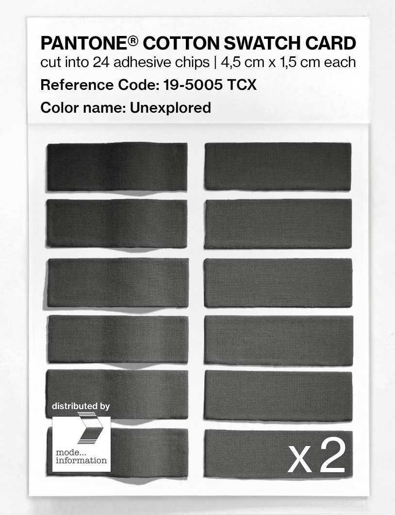 Artikelbild 6 des Artikels “PANTONE® COTTON SWATCH CARD 19-5005 TCX Unexplored “
