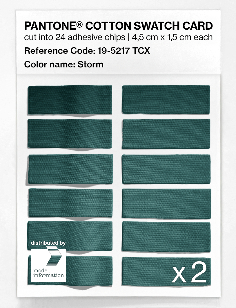 Artikelbild 6 des Artikels “PANTONE® COTTON SWATCH CARD 19-5217 TCX Storm “
