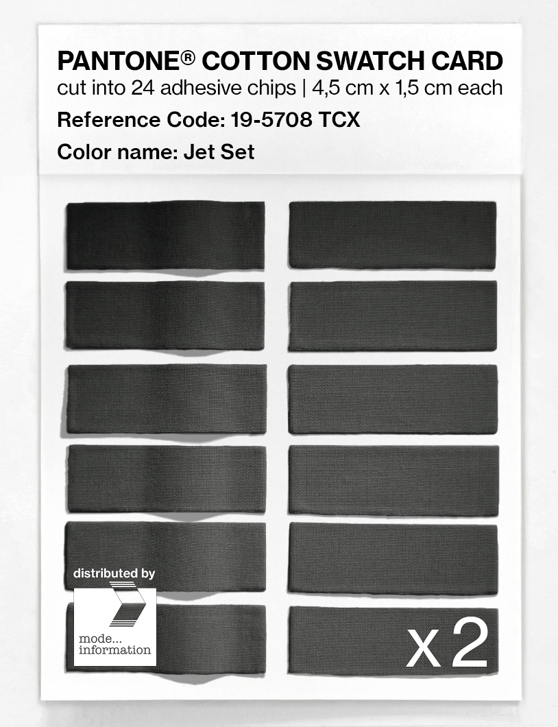 Artikelbild 6 des Artikels “PANTONE® COTTON SWATCH CARD 19-5708 TCX Jet Set “