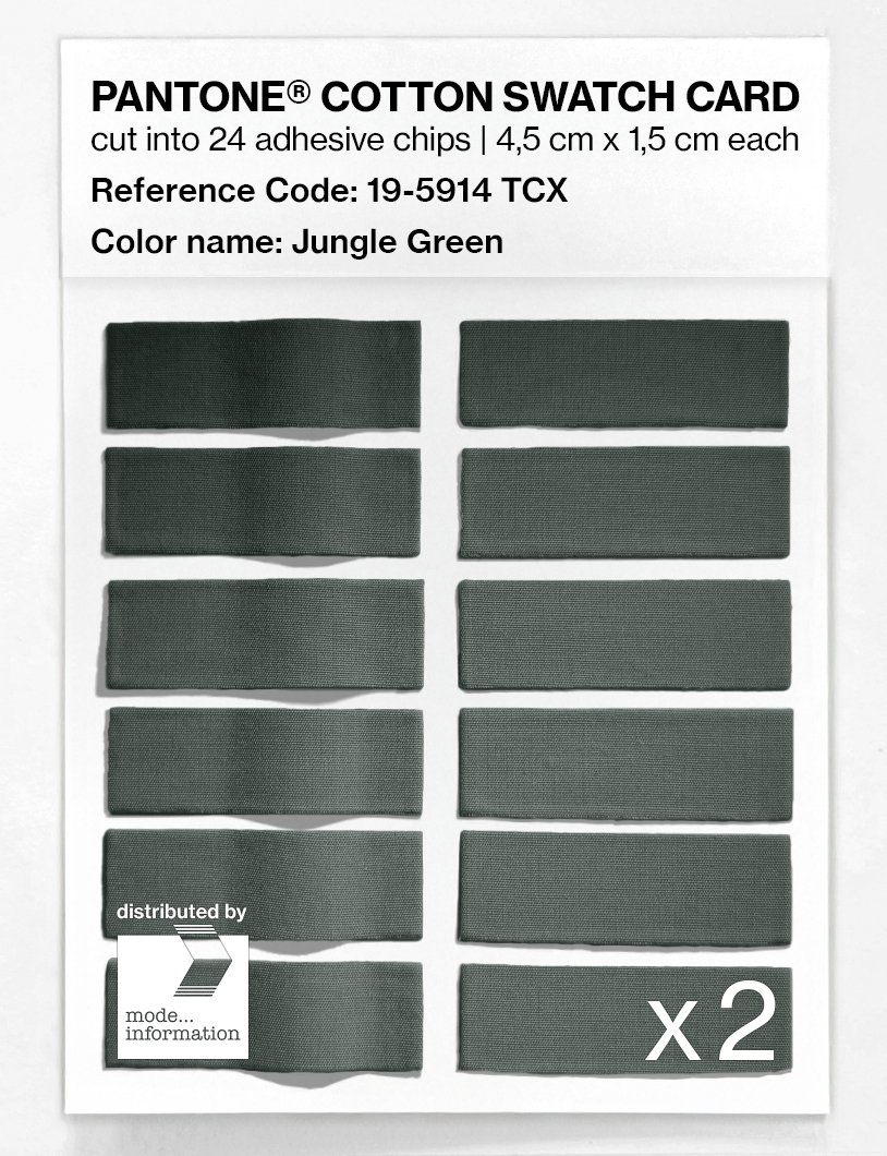 Artikelbild 6 des Artikels “PANTONE® COTTON SWATCH CARD 19-5914 TCX Jungle Green “