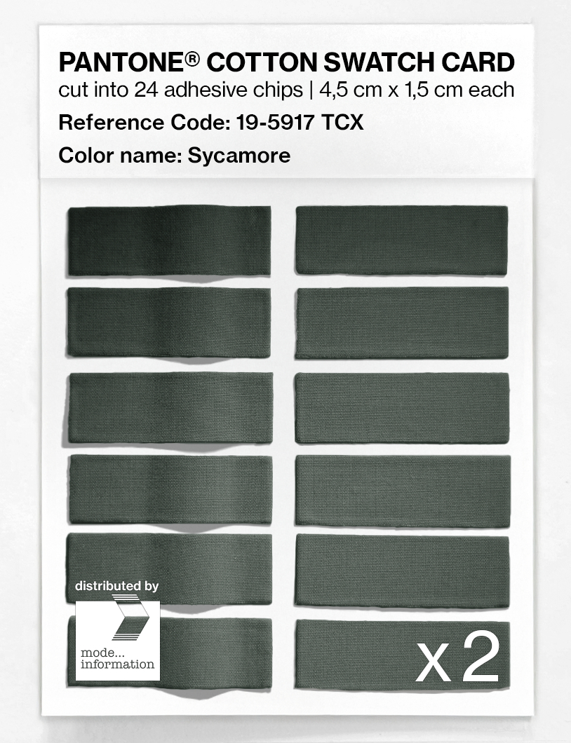Artikelbild 6 des Artikels “PANTONE® COTTON SWATCH CARD 19-5917 TCX Sycamore “