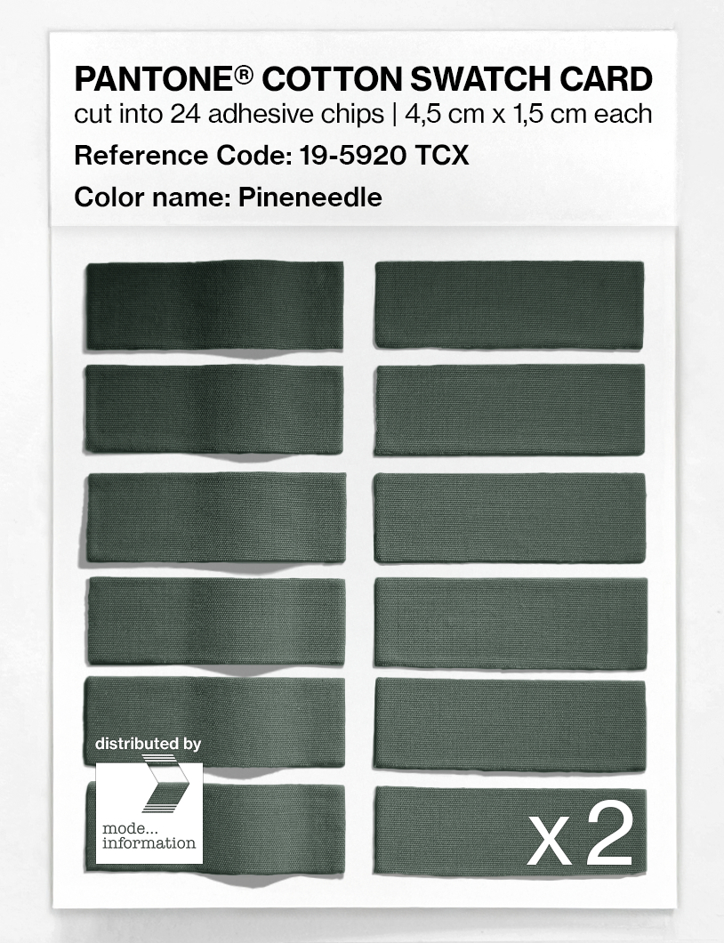 Artikelbild 6 des Artikels “PANTONE® COTTON SWATCH CARD 19-5920 TCX Pineneedle “